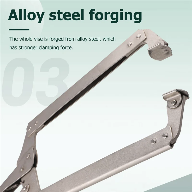 【Hot Selling】C Type Fixture Metal Face Clamp Welded Steel Clip Jaw Locking Welding Pliers Woodworking Tenon Positioning Tool
