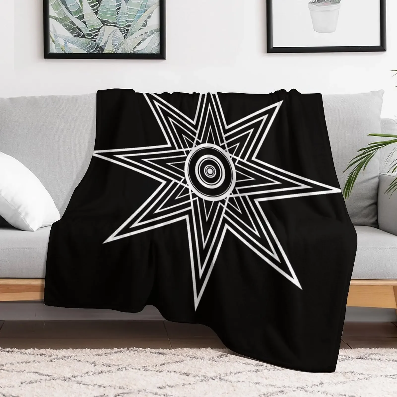 Star of Ishtar Throw Blanket valentine gift ideas wednesday Blankets