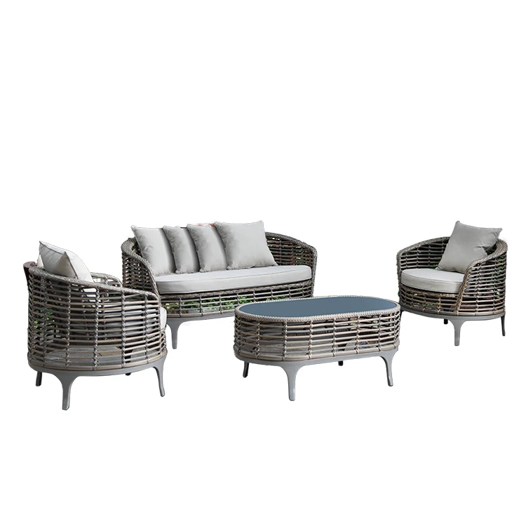 di-Ostra Outdoor Rattan Sofa Set Wicker Outdoor Furniture for Patio