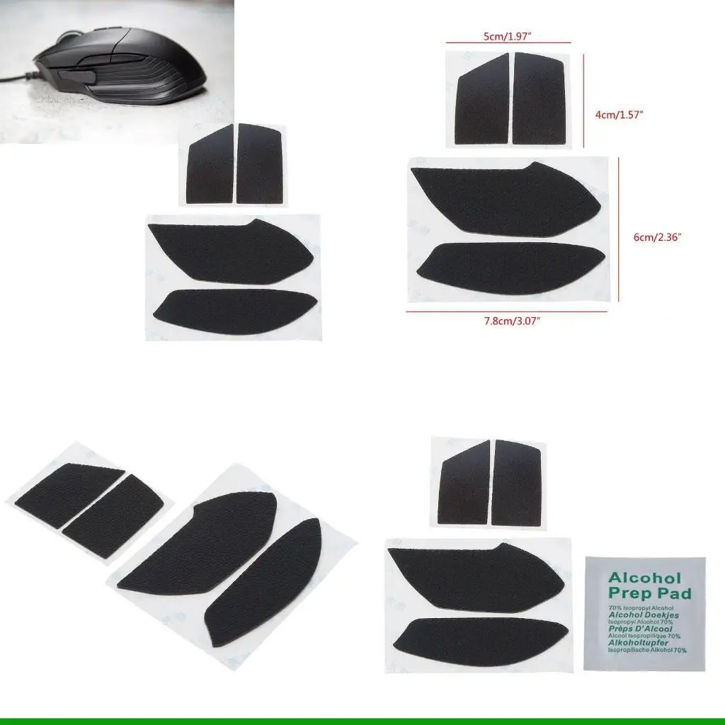 U55C Games Competition Level Mouse Feet Skates Gilde Sticker for Basilisk Mouse Sweat Resistant Pad