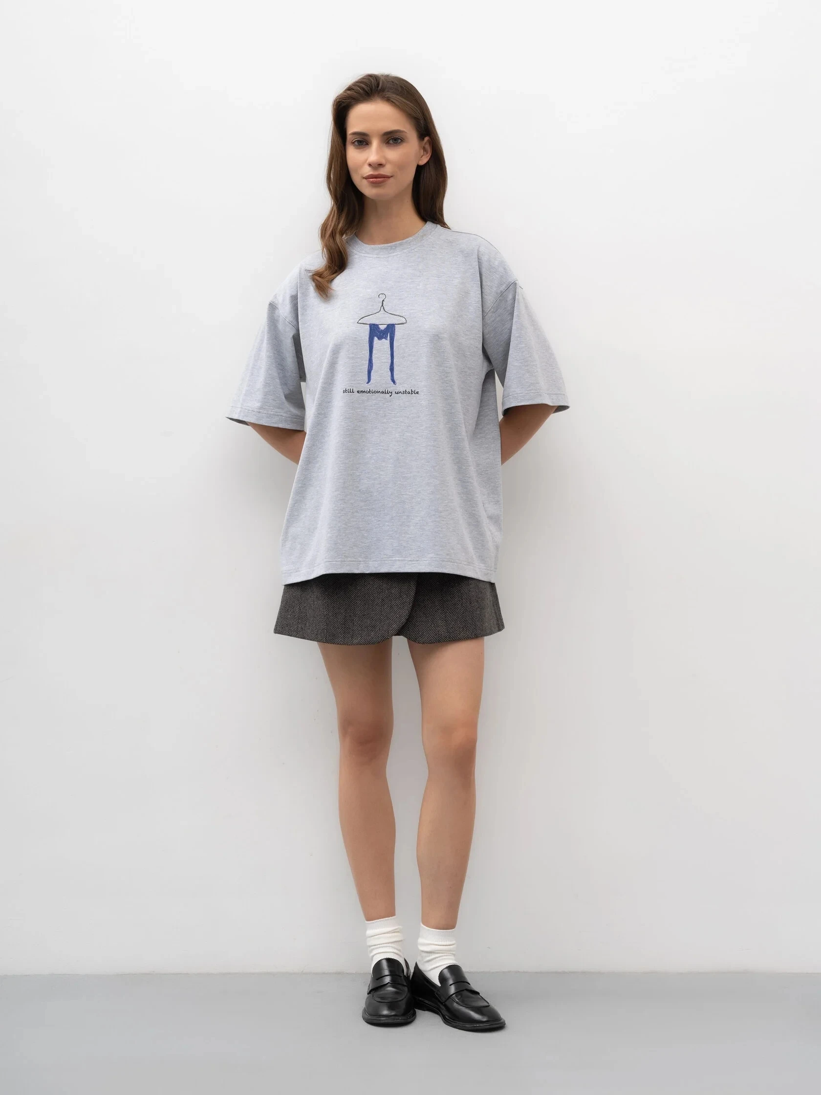 Hirsionsan Harajuku Graphic Printed T Shirt Women 2026 New Summer Cotton Soft Short Sleeve Tee Female Oversized High Street Tops