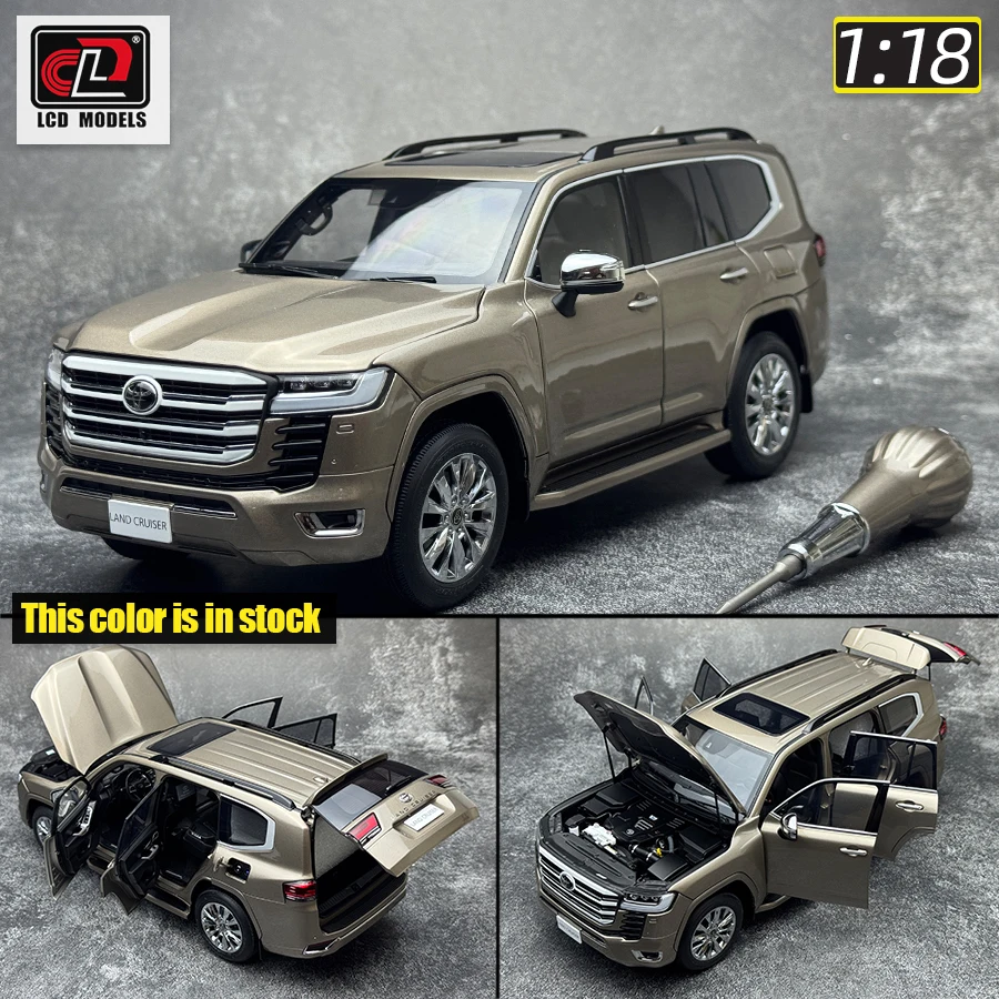 液晶ダイキャストモデル 1/18 スケールランドクルーザー LC300 ZX SUV