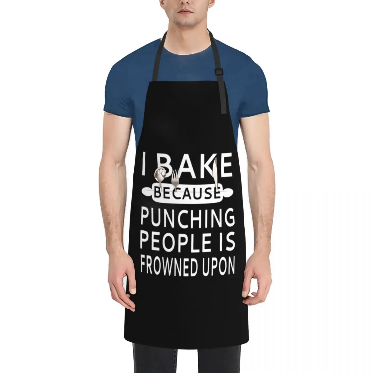 

I Bake Because Punching People Is Frowned Upon Apron Goods For Home And Kitchen Kitchen Items For Home Apron