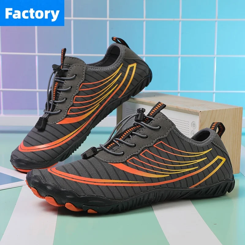 Unisex Quick Dry Water Shoes Men Women Colorful Beach Swimming Surfing Seaside Aqua Shoes Couple Barefoot Upstream Sneakers