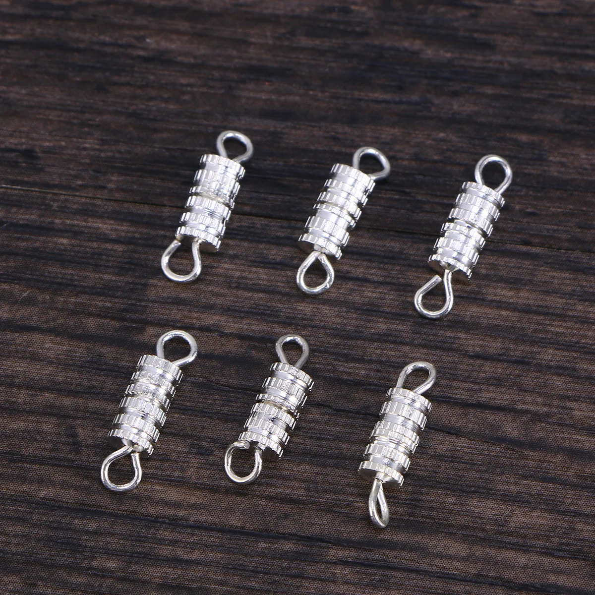 20Pcs Copper Screw Tie Buckle Durable Barrel Clasps for Necklace Bracelet Jewelry DIY Craft Accessories Jewerly Clasps