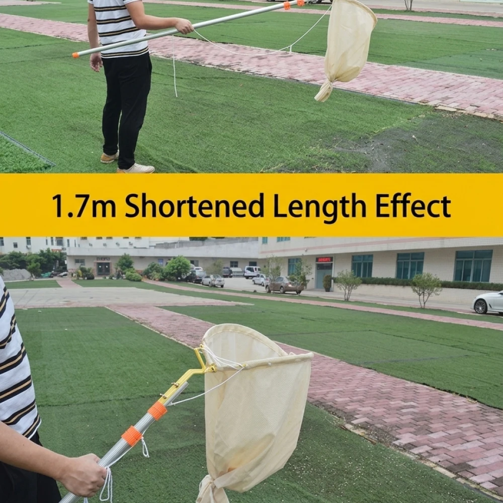 Lightweight Aluminum Pole Bee Swarm Catcher Net Honey Bee Harvesting Accessories Agriculture Beekeeping Tools Kits