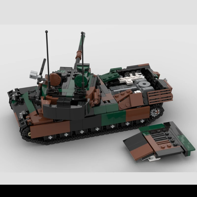 969 PCS Main Battle Tank Model Customize Creative MOC Building Blocks Set DIY Assembly Educational Toy For funs Birthday Gifts