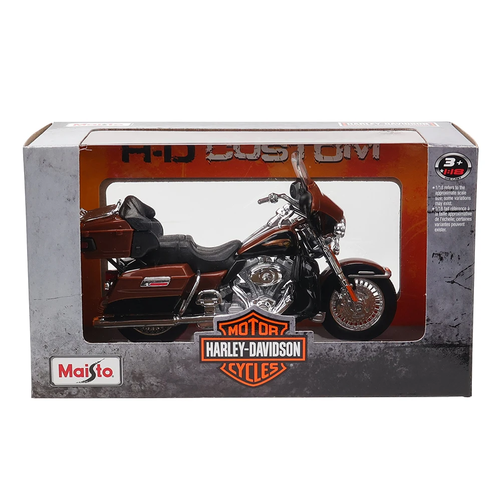 Maisto 1:18 Harley-Davidson 2013 FLHTK Electra Glide®Ultra Limited Alloy Motorcycle Model Toy Car Collection