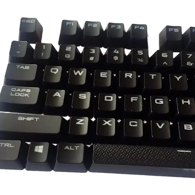 ABS Transparent Keycaps for Corsair K70 LUX/K70 RGB/K95/K65/k63/K70 MK2 Mechanical Keyboard, Full/Single