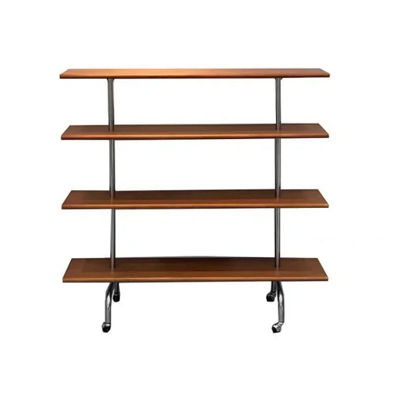 Pre-loved designer storage shelves, vintage multi-layer shelves, floor stands, wheeled trolleys, solid wood