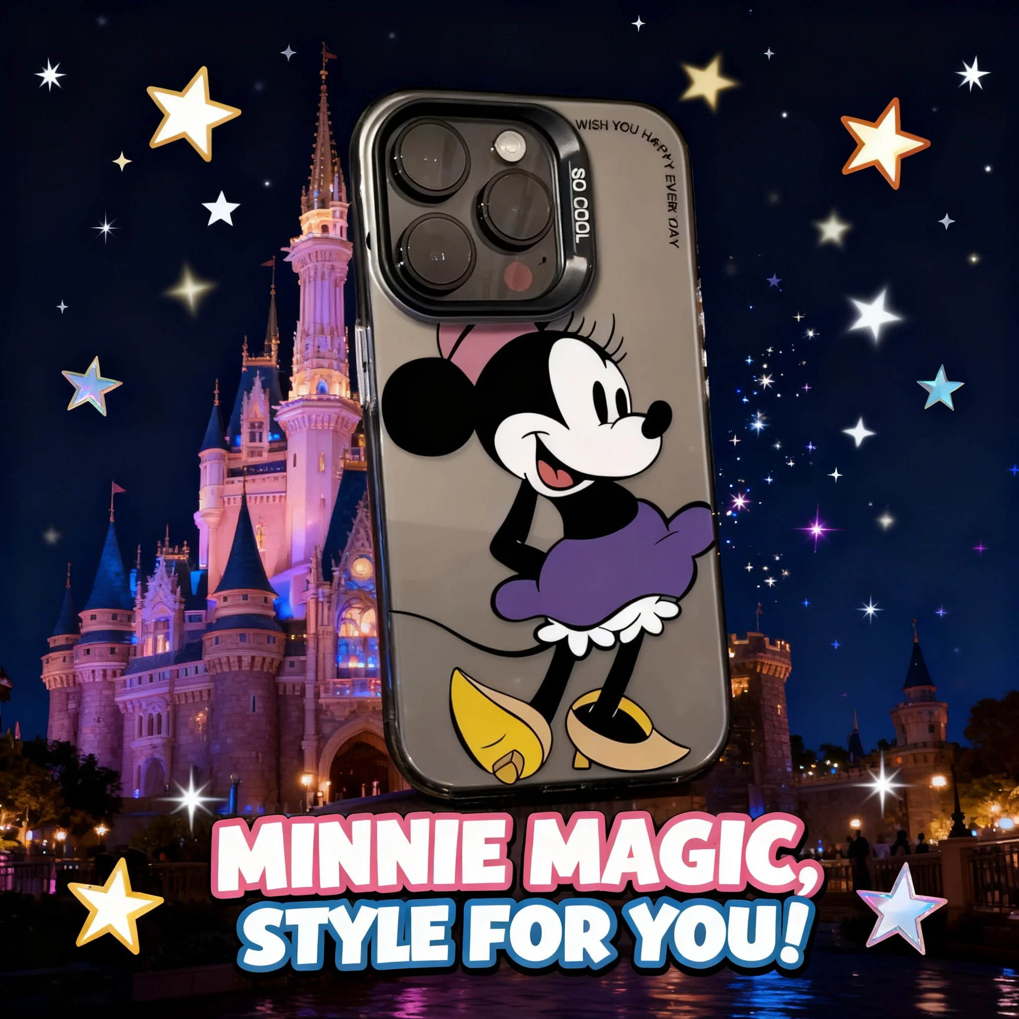 

Cartoon Mickey Mouse iPhone 17 Pro Case for iPhone 16 15 14 13 12 Pro Max Hard Laser Shell Protective Cover Phone Case Cute