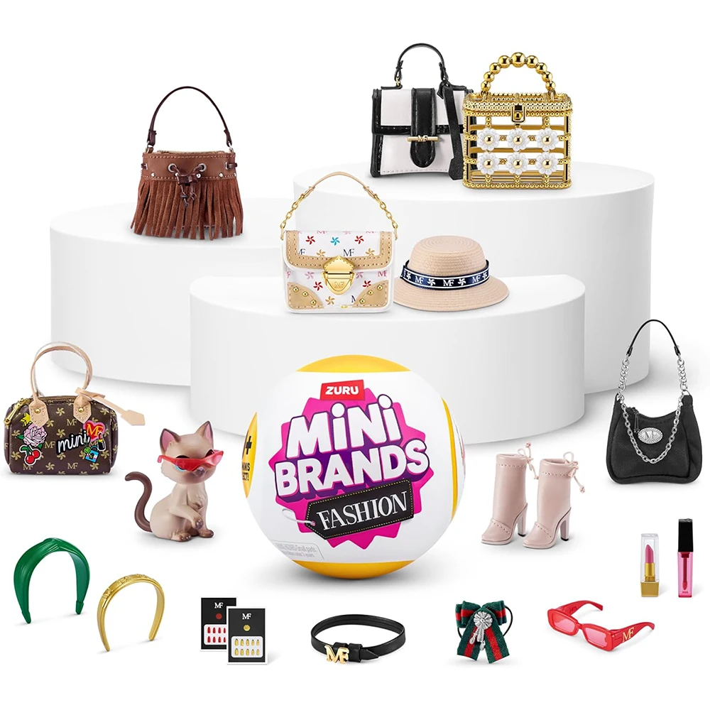 Mini Brands Fashion Series 3 Blind Box Fashion Brands Collectible Toy Mystery Box Gift for Girls