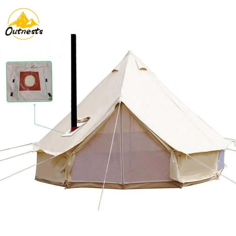 

7m 6m 5m 4m 3m cotton canvas bell tent for glamping safari tent