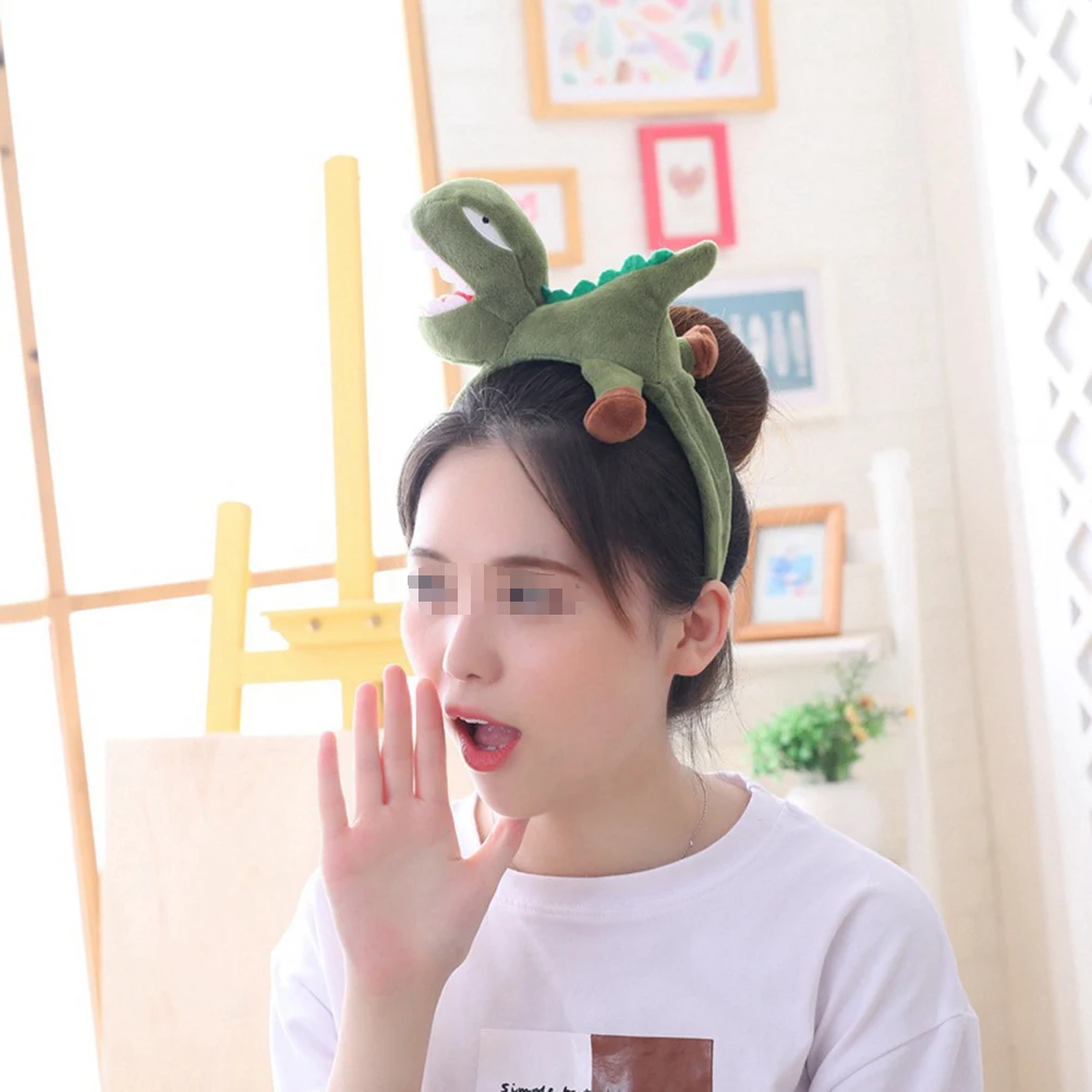 

Dinosaur Hair Headb Girls Lightweight Non Fading Party Carnival Christmas New Year Dinosaur Headdress Gift Hair Tools