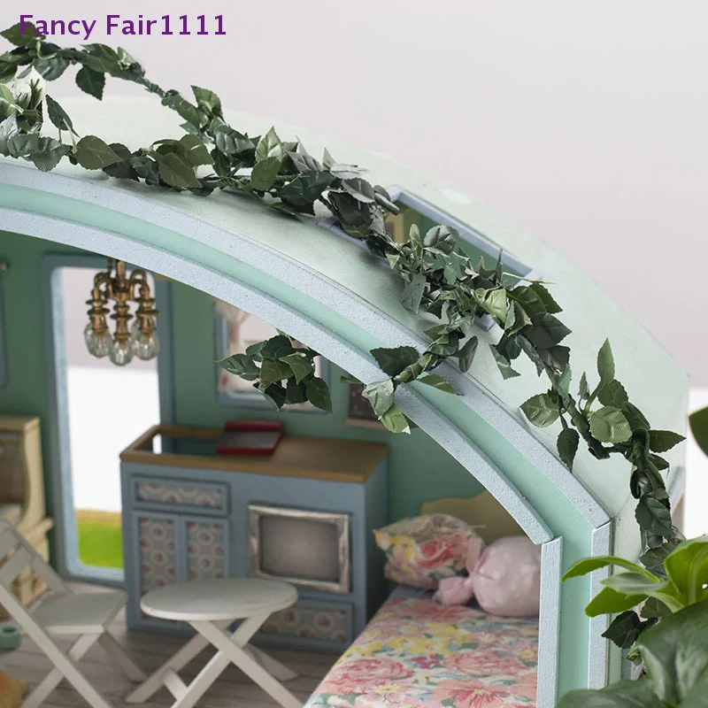 

New 1/12 Dollhouse Simulation Rose Flower Vine Rattan Strip Model Dollhouse Miniature Garden Decoration Micro Scene Photo Props