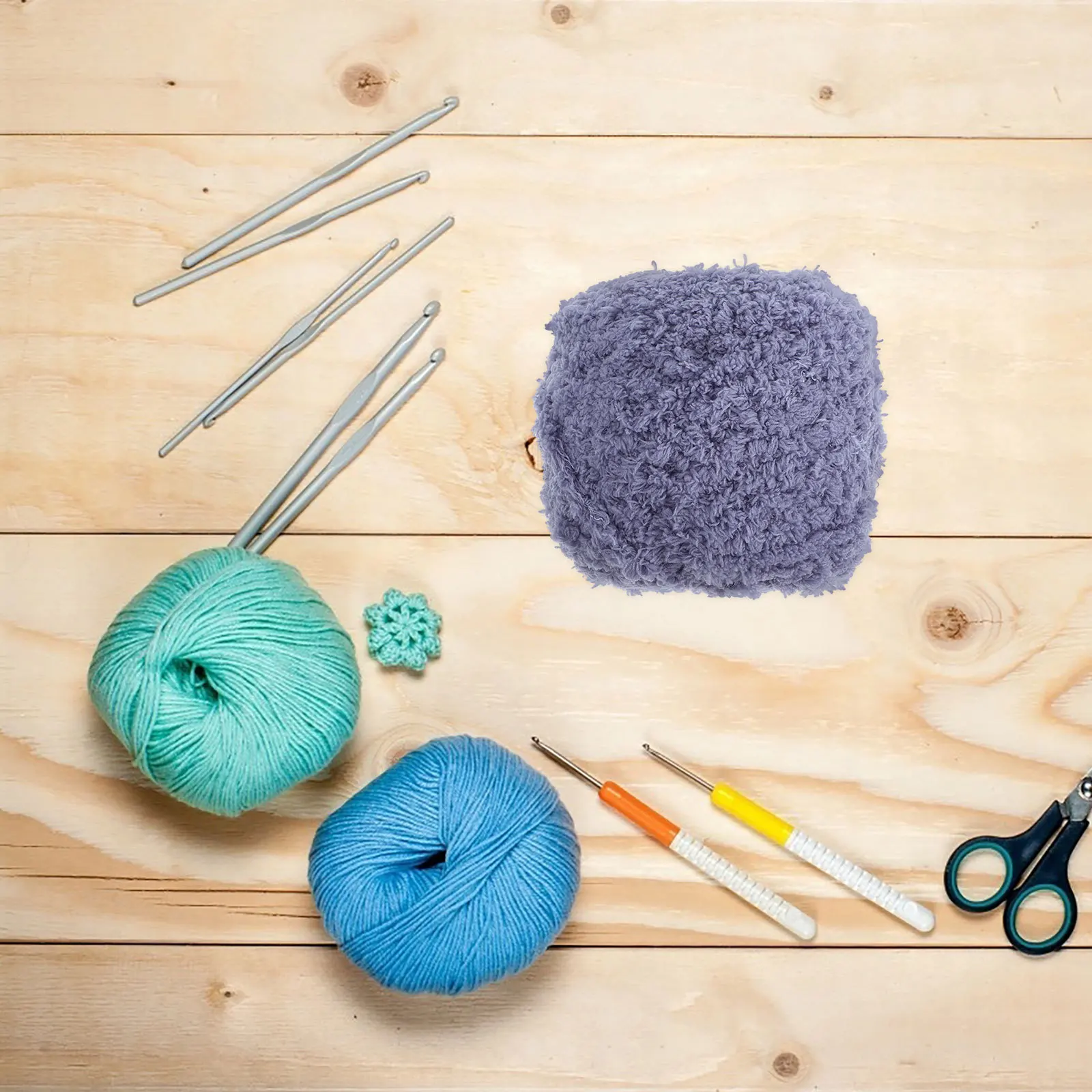 

1 Roll Coral Fleece Yarn Soft Chunky Yarn for DIY Knitting Crochet Warm Blanket Bag Craft Chunky Coral Fleece Yarn,