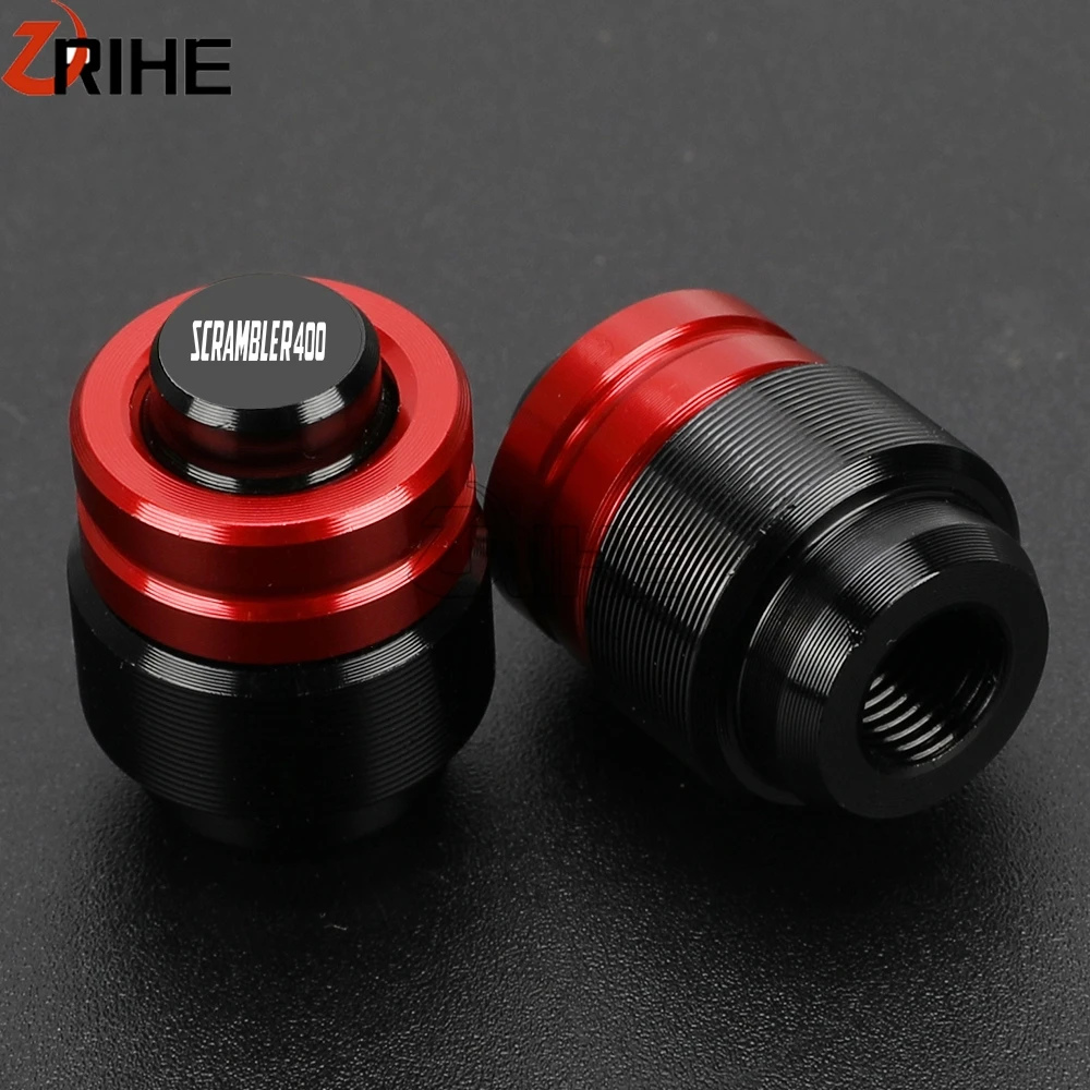 

2018 2017 2016 For DUCATI SCRAMBLER400 2015-2019 Motorcycle Rearview Mirror Plug Hole Screw Cap Tire Valve Stem Caps Covers part