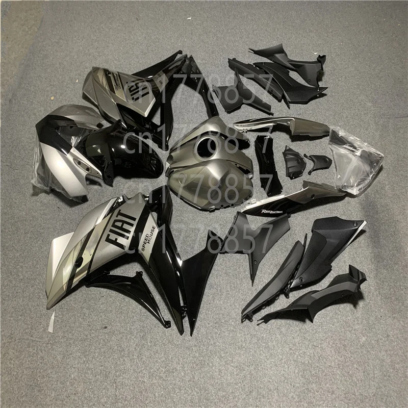 Gray black Fairings Kit Fit for YAMAHA YZF R25 2019 2020 2021 2022 for YAMAHA YZF 19 20 21 22 ABS Injection Molding Bodywork Set