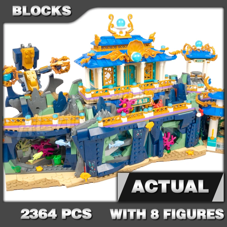 1949 Stück Monkie Kid The Legendary Flower Fruit Mountain Monkey King Sun Wukong 80554 Bausteine-Sets, kompatibel mit dem Modell