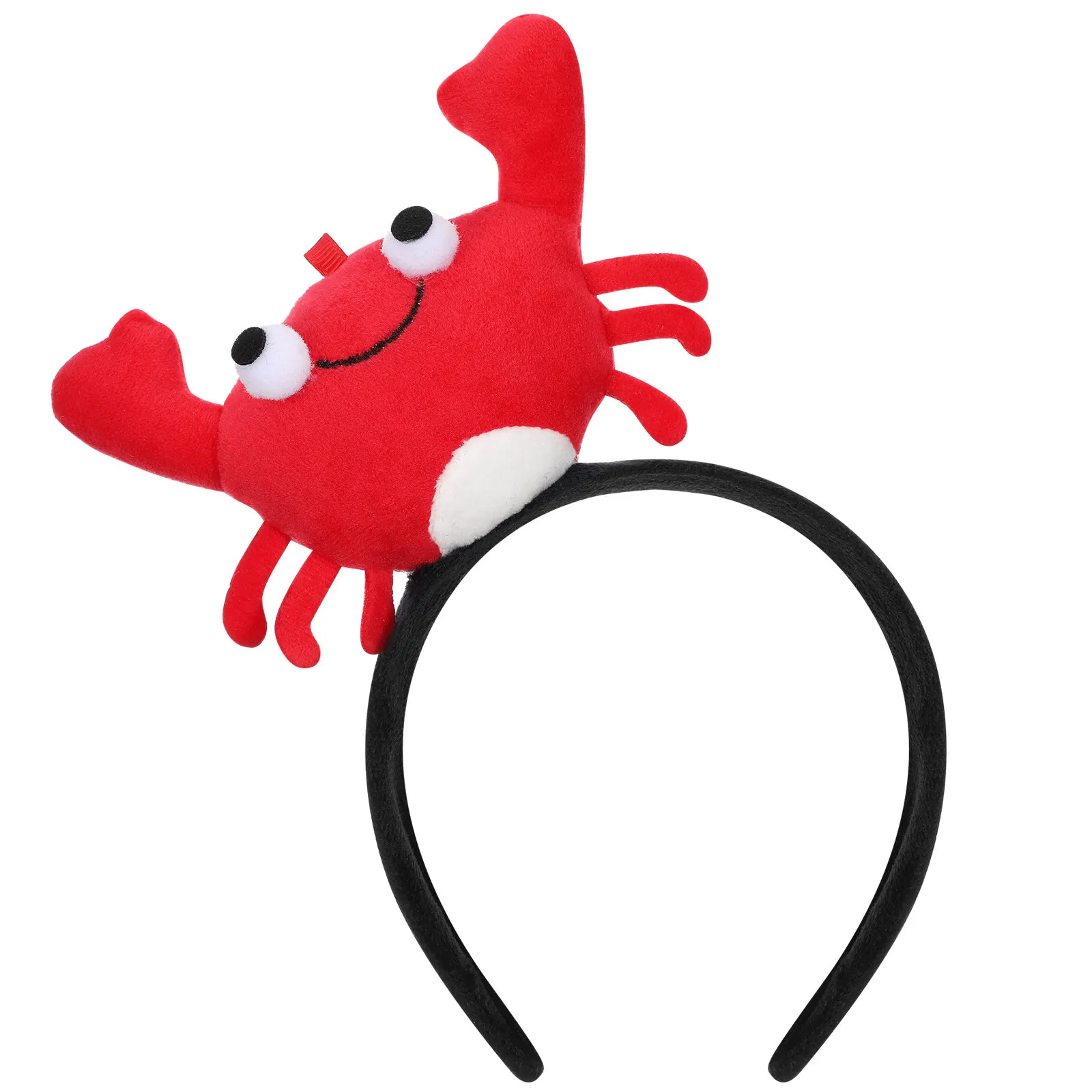 

1Pcs Crab Hairband Adorable Party Headband Creative Cartoon Headdress Holiday Party Supplies Festive Fun Headbands for
