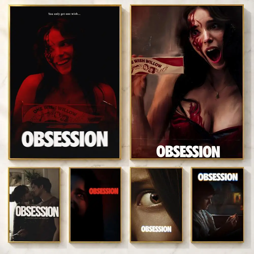 Thriller Drama Series O-ObsessionS Poster Self-adhesive Art Poster Decoracion Painting Wall Art White Kraft Paper Home Decor