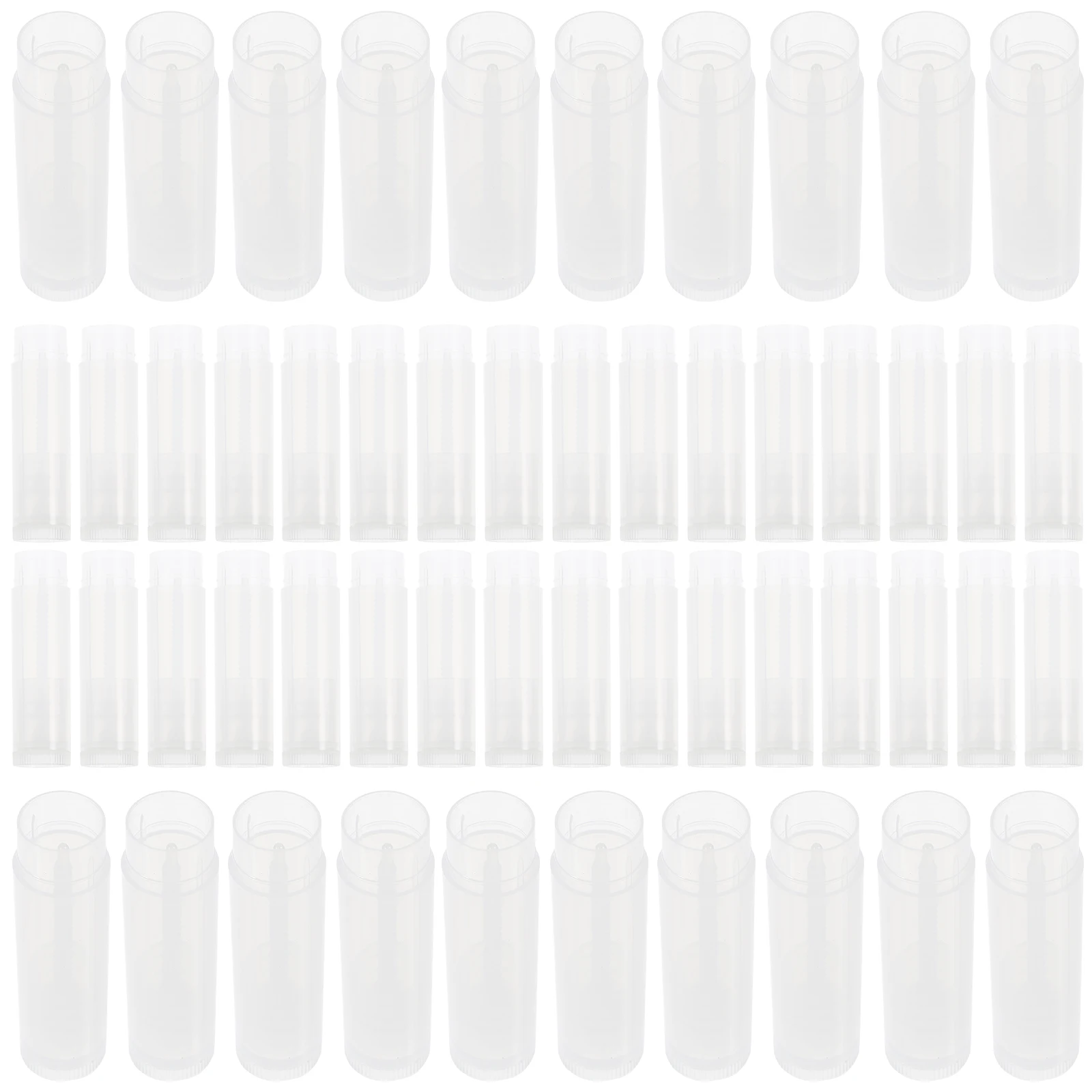 100 stuks zwarte lege lipglossbuizen, hervulbare lippenbalsemcontainers met doppen, reismake-upverpakking, lippenstiftfles