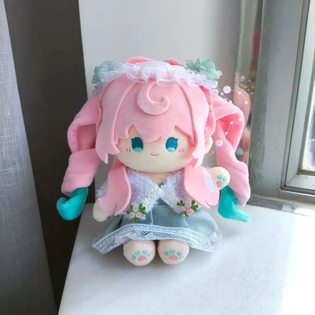 

Anime 10cm Keychain Honkai：Star Rail Hyacinthia Hyacine Plush Cotton Doll Pendant Cute Starfish Body Dango Toy Cosplay Gift