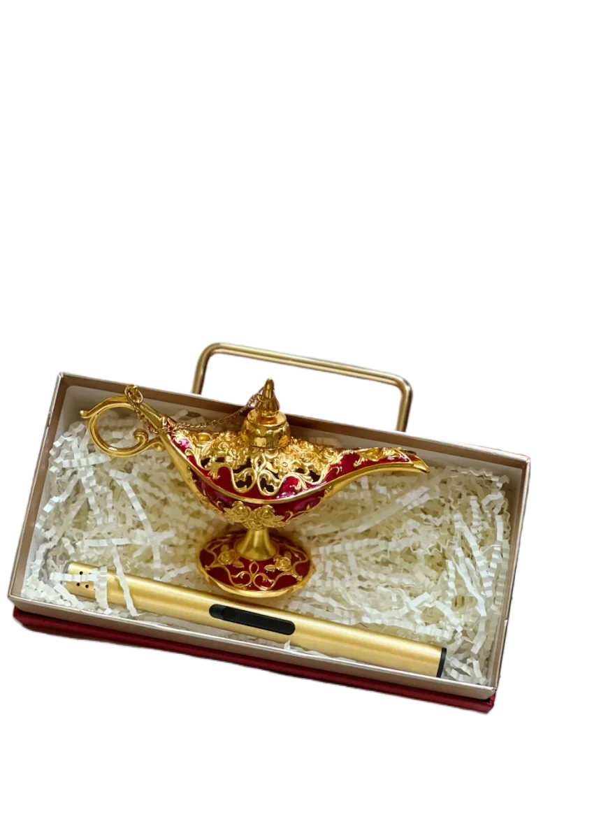 

Aladdin Magic Lamp Aromatherapy Candle Gift Box, Engagement Wishing Gift for Men and Women's Birthdays, Best Friends'me