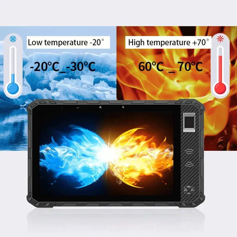 Tablette PC Industrielle Personnalisée de 8 Pouces, Étanche IP68, Puzzles 4G, Écran Tactile Itif, Robuste
