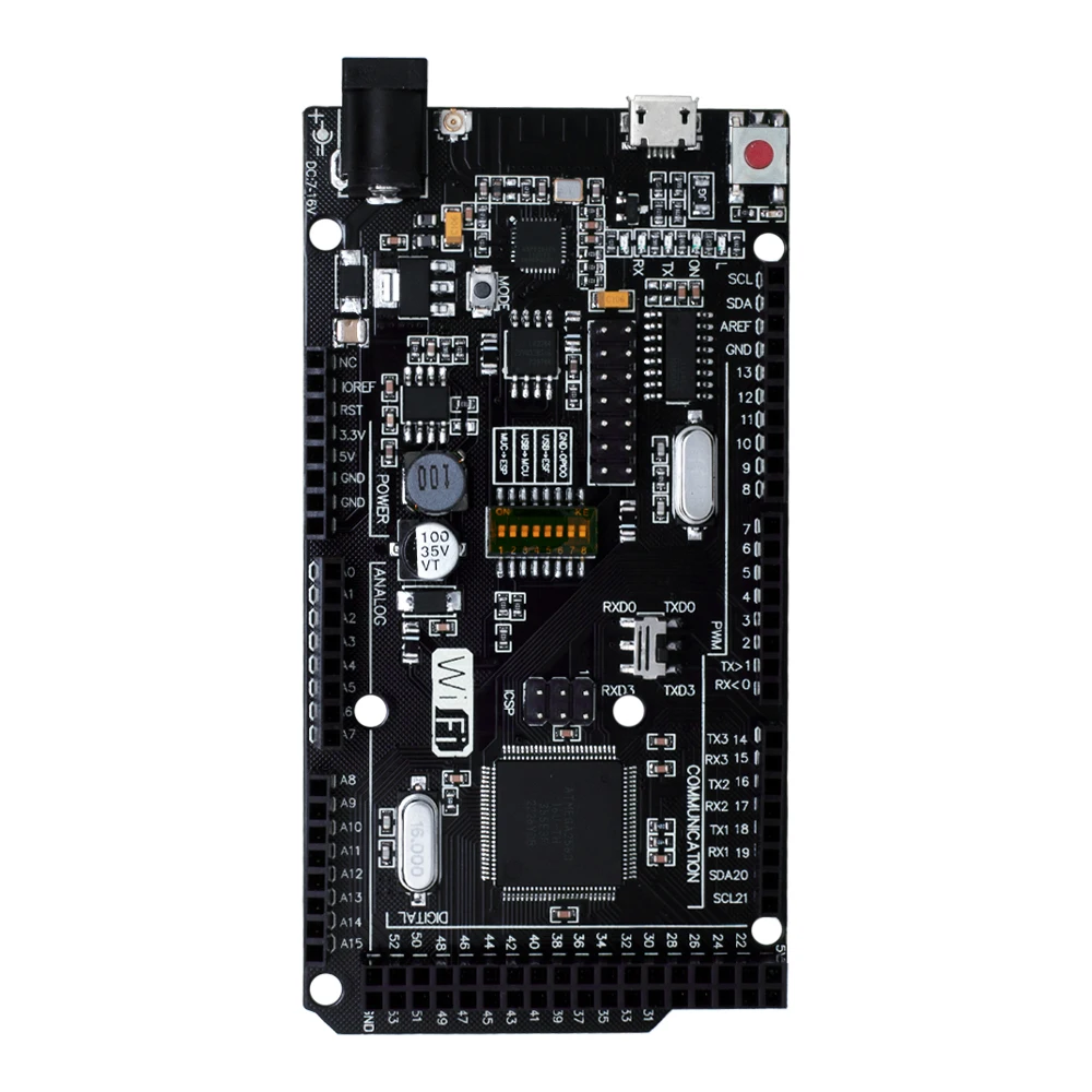 Mega2560 ATMEGA16U2 / Pro Mini MEGA 2560 Mega+WiFi R3 ATmega2560 Chip CH340G For Arduino Mega R3 Development Board WeMos ESP8266