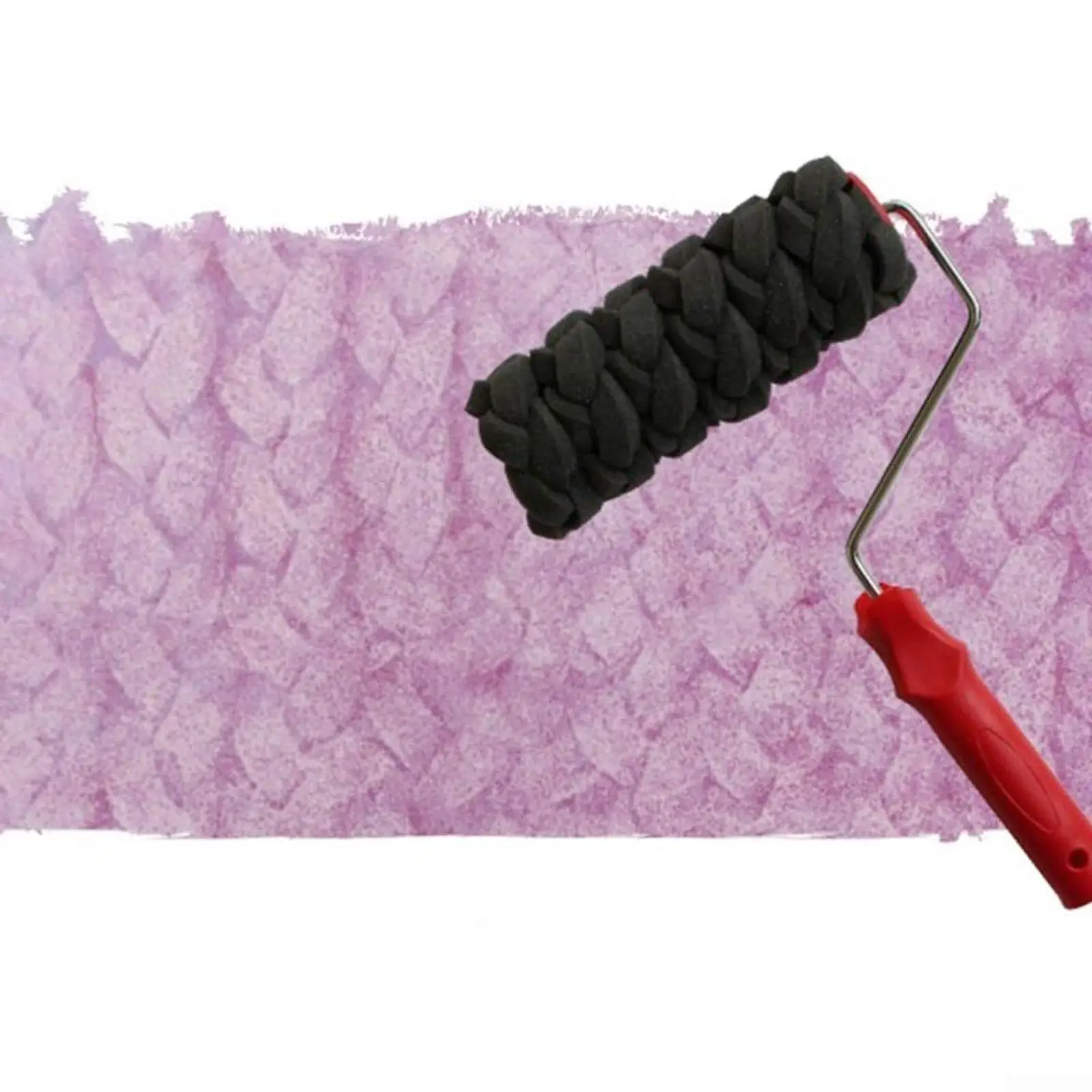 Textured Paint Roller Sponge and Cloth Design Texture Roller for Applying Paint to Interior Wall Art