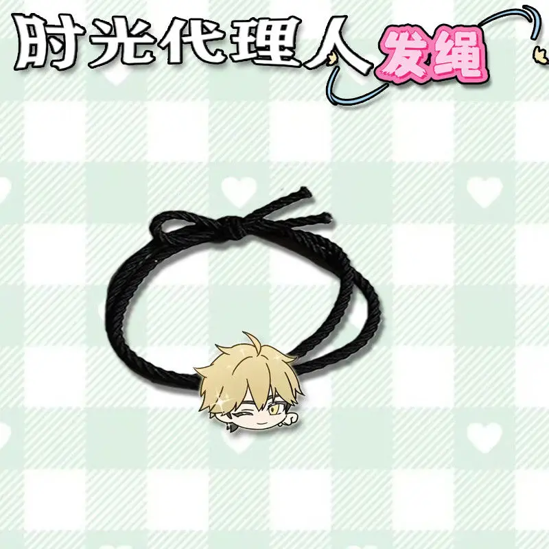 8 個リンククリックアニメチャールズ・ルーカス・ザビエルヘアロープかわいい高弾性ヘッドバンド漫画少女女性ヘアアクセサリーギフト