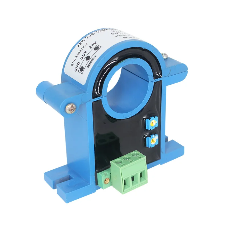 DC Current Sensor 4 to 20ma RS485 Hall Open Loop Split Core Transducer 10A 20A 100A 200A 20mm 38mm Hole DC Current Transmitter