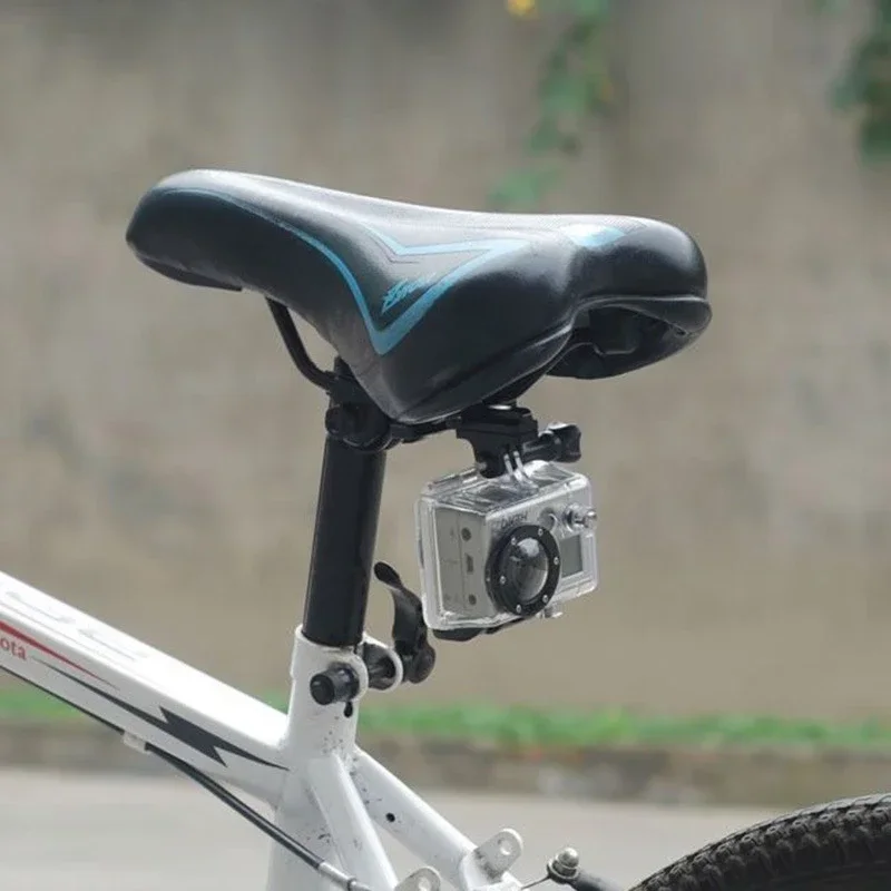 

Черный зажим для седла для горного велосипеда IAMOK, основание камеры движения, фиксированное сиденье для GoPro SAR-GO, аксессуары для велосипеда