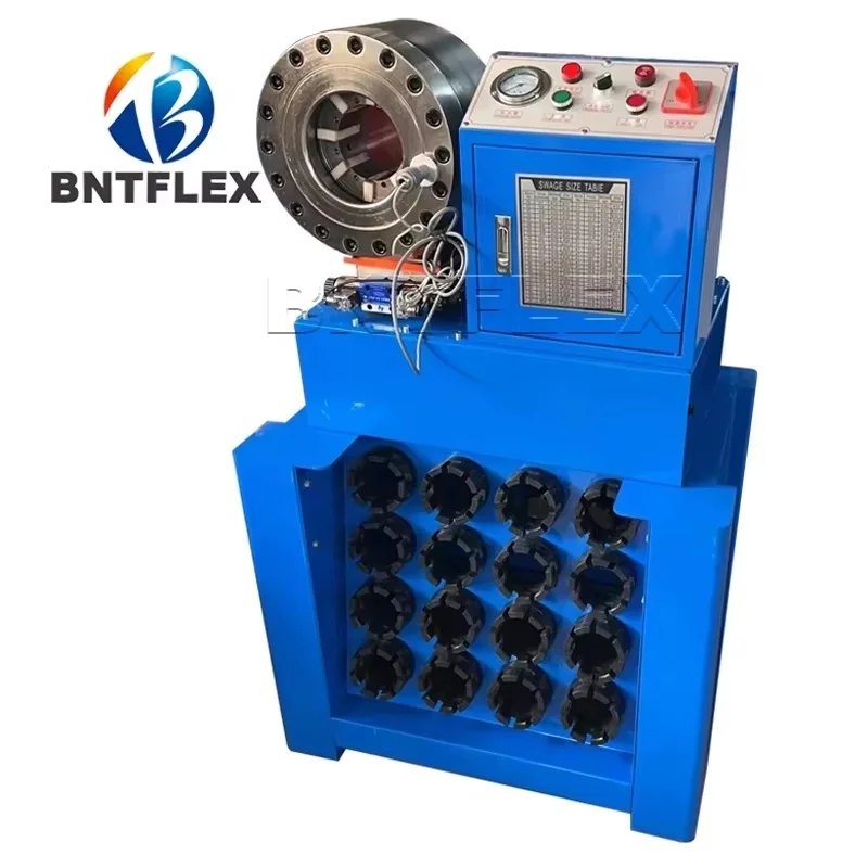 

2 inch 4 layers BNT-P69 crimping machine hydraulic hose for sales with 10 sets of dies and fast dies tool