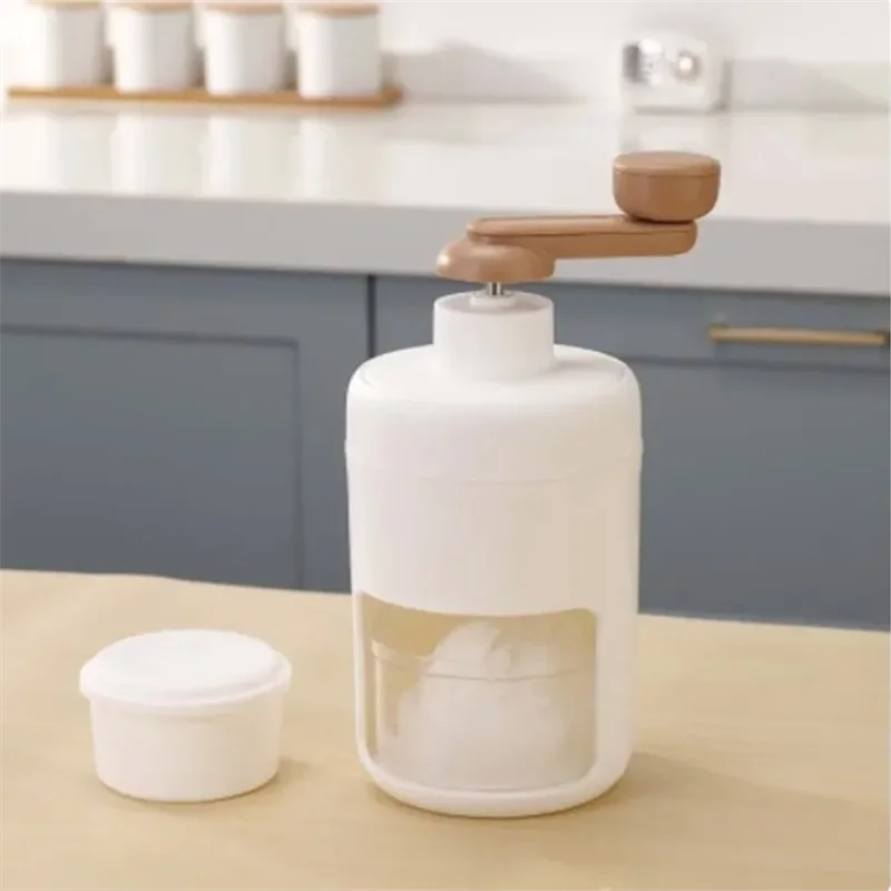 Shaved Ice Machine Home Small Manual Ice Crusher Hand-shake Ice Sand Hail Ice Ice Breaker To Make Continuous Sand Ice