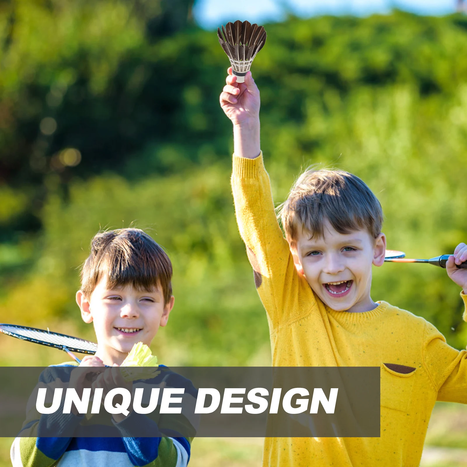 

6Pcs Training Badminton High Elasticity Not Easy to Crack Portable Small Shuttlecocks for Sports Fitness Exercising Beginner Use