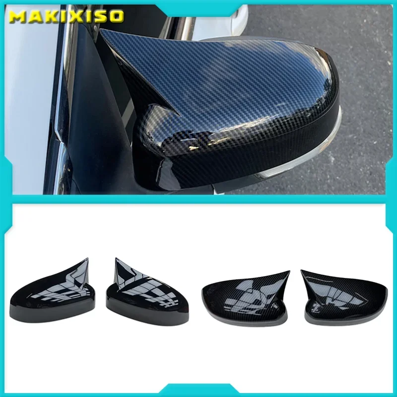 

2pcs/Set Car Door Side Mirror Cover Replacement Parts For Ford Focus