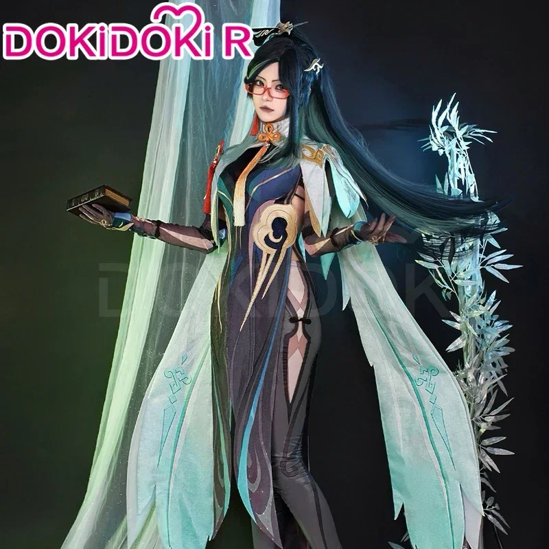 لعبة Xianyun التأثيرية Genshin Impact Cosplay � �     XS-2XL sionDokiDoki-R المرأة تأثيري Xianyun سحابة التجنيب شعر مستعار تأثيري زائد Si