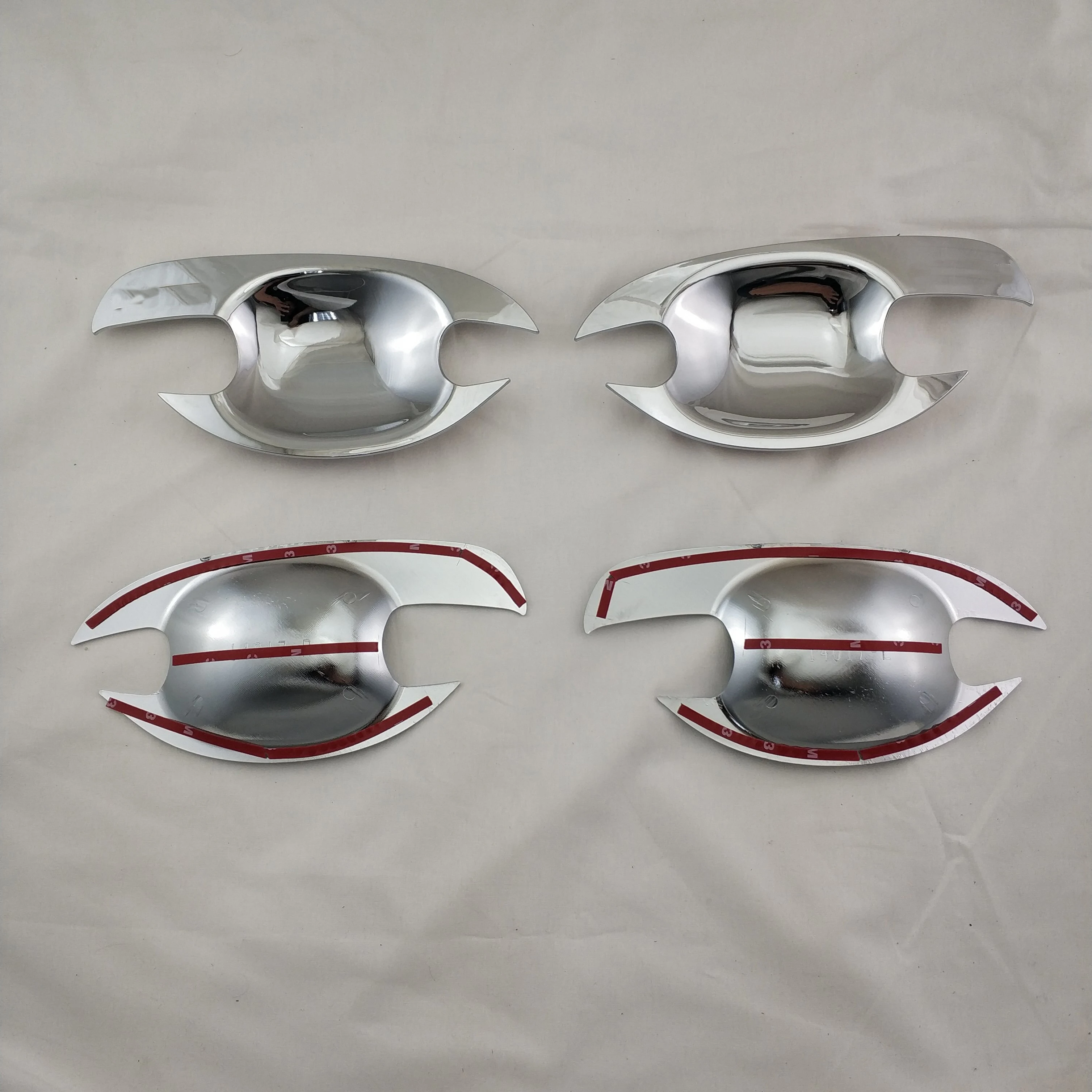 New ABS Chrome Retrofit Car Accessory Door Handle Bowl Cover Trim Paste Style For Toyota Wish 2003 2005 2006 2007 2009 2010