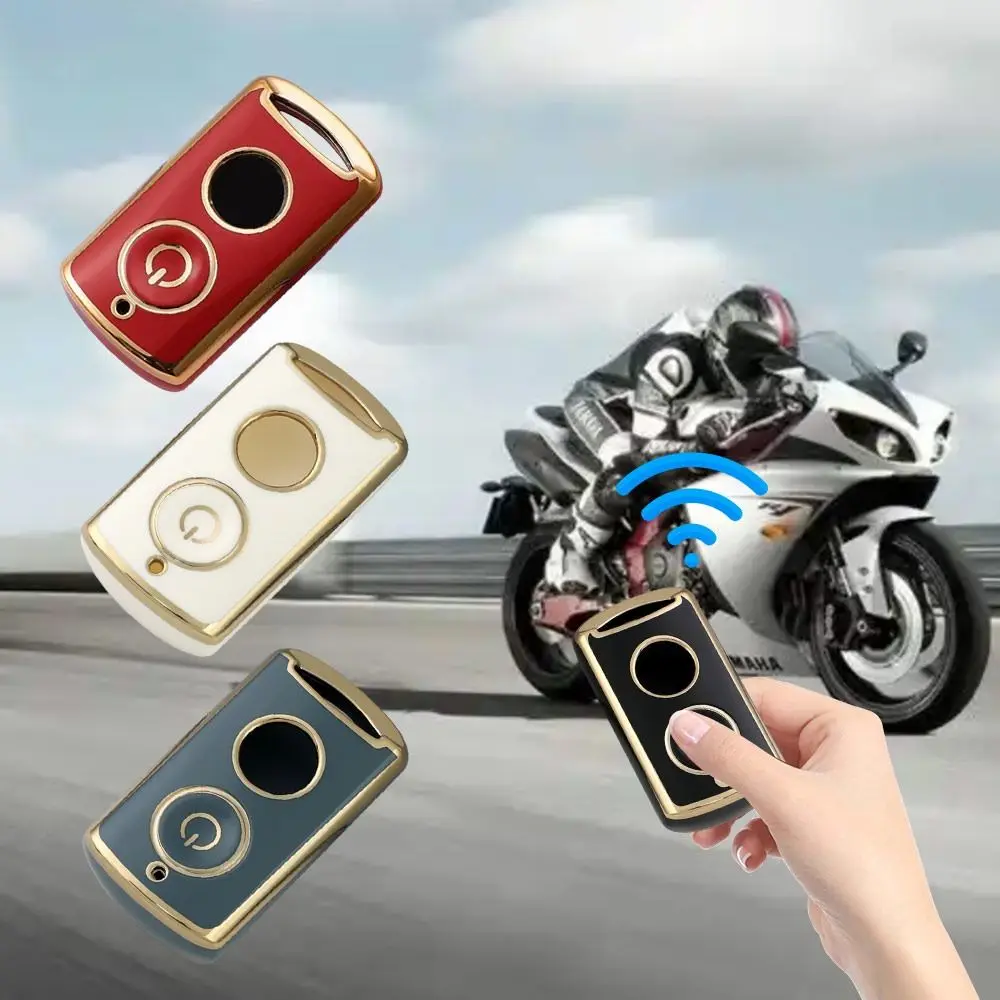 

TPU Car Key Case Soft Easy to Install Key Fob Cover for Yamaha Nmax 2021 2022 NVX NVX155 XMAX XMAX300 QBIX AEROX JAUNS 2018 2019