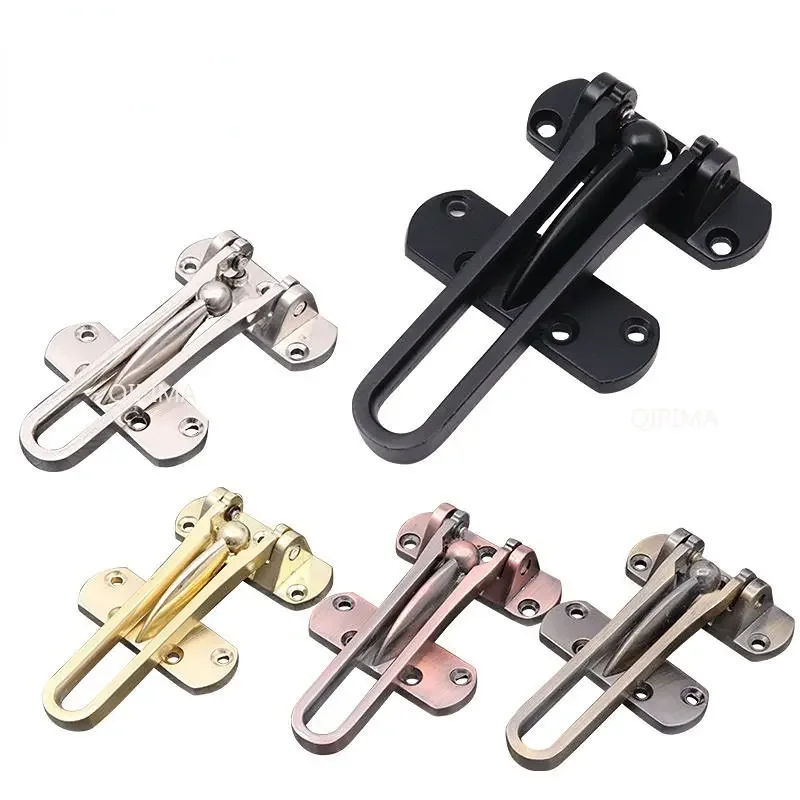 Wooden Door Latch Door Buckle Furniture Hardware Large Thick Buckle Anti-theft Chain Hotel Interior Door Safety Lock