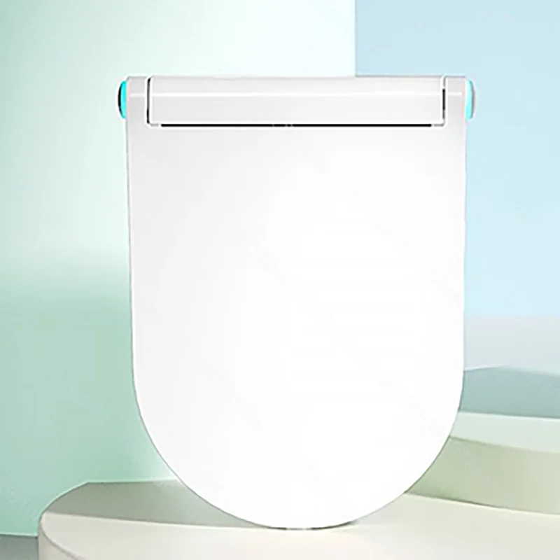 

Smart Bidet Toilet Seat Heated Elongated Bidet Lid Cover Seat Temperature Adjustment Night Light Universal Intelligent Covers
