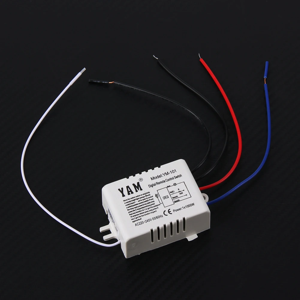 1/2/3 قناة مفاتيح الإضاءة 220 فولت استقبال الارسال تشغيل/إيقاف الجدار التحكم عن بعد مفاتيح مصباح ل LED ضوء السقف مصباح #2