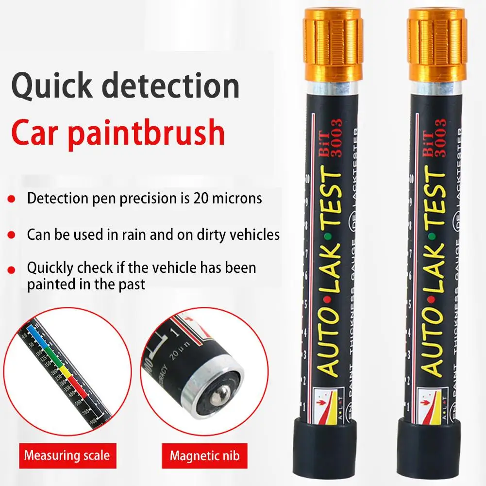 Car Paint Test Thickness Tester Meter Gauge Auto Paint Cars Paint Crash Check Test Paint Tester with Magnetic Tip Scale