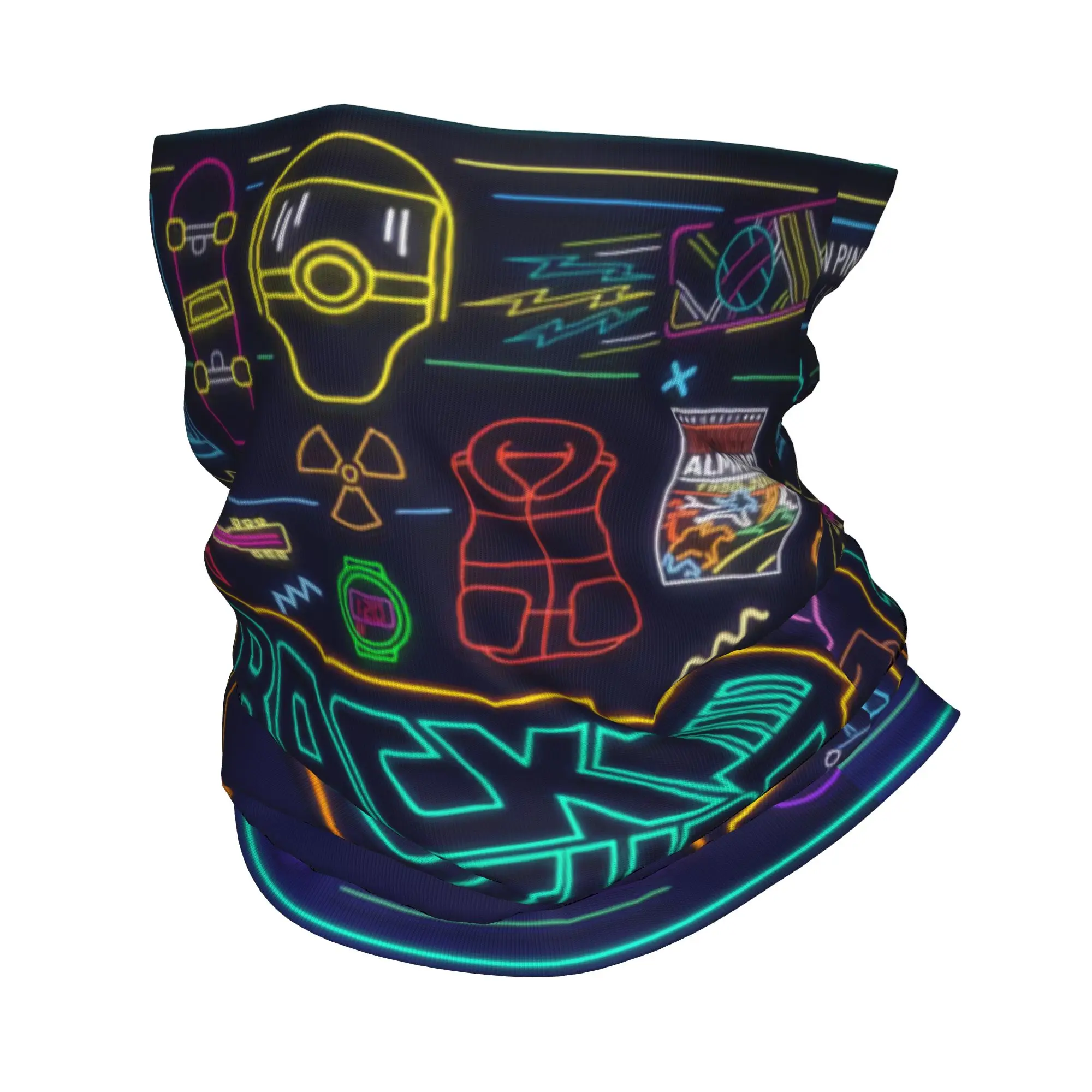 Back To The Future Bandana Neck Warmer Women Men Winter Hiking Ski Scarf Gaiter Circuits Of Time Face Cover