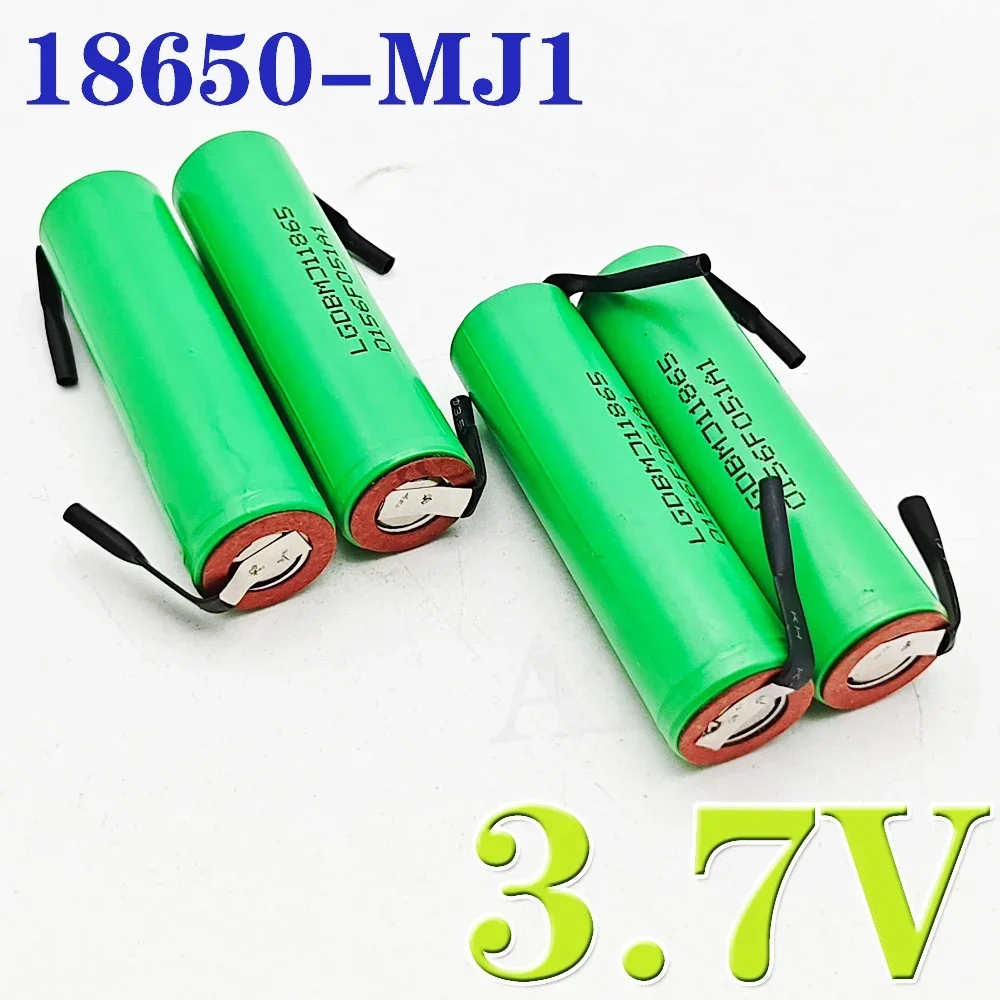 

MJ1 DIY nickel 3.7V 3500mAh 18650 lithium rechargeable battery, suitable for 18650 battery pack+DIY nickel