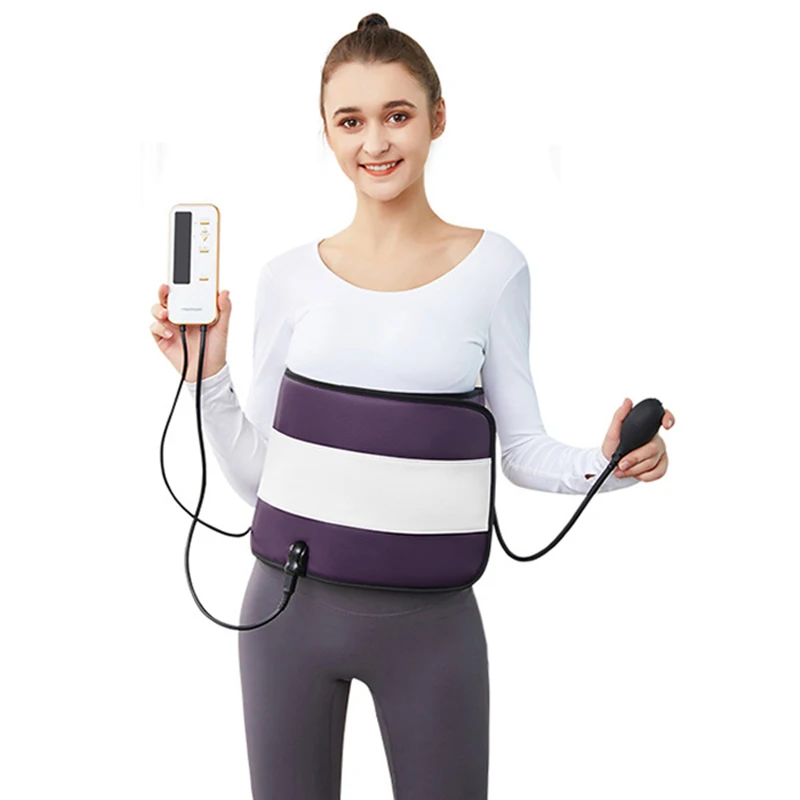 Pneumatic vibration warm palace belt Far infrared heating belt Magnet massage belt Fat Rejection Fat Belt 220V
