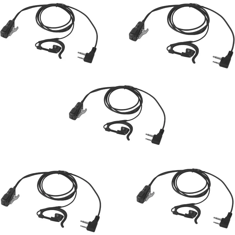 Ear-Clip Wrap Around VOX PTT EarPiece Walkie Talkie Headset for Midland t71 t71vp3 AVPH3 AVPH4 AVPH5 AVPH7 AVPH8 LXT 600 GXT 100