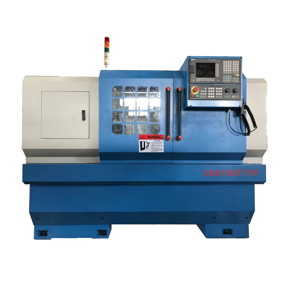 Cnc Turing Center Lathe Machine Full New For Sale 4 Tools Station Turret Metal Tool